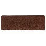 vidaXL Covorașe pentru scări, 30 buc., 65x21x4 cm, maro, cu margini dreptunghiulare