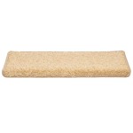 vidaXL Covorașe pentru scări, 30 buc., 65x21x4 cm, margini dreptunghiulare, crem vidaXL Covorașe pentru scări, 30 buc., 65x21x4 cm, margini dreptunghiulare, crem
