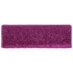 vidaXL Covorașe pentru scări, 30 buc., 65x21x4 cm, violet, cu margini dreptunghiulare