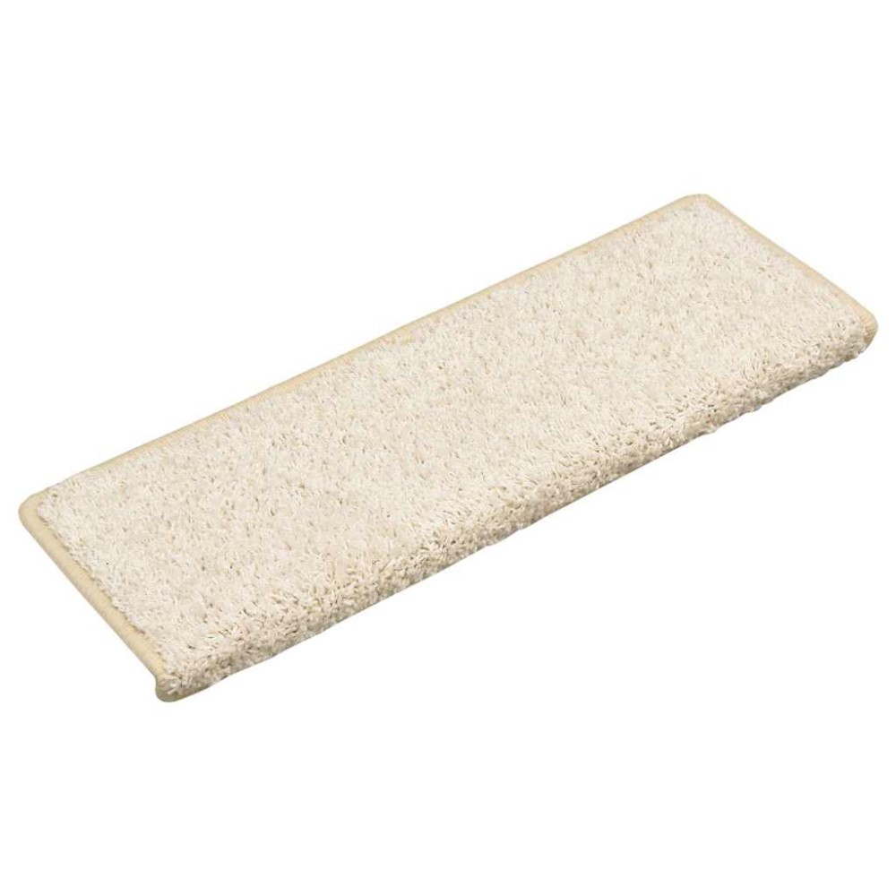 vidaXL Covorașe scară 30 buc 65x21x4 cm alb