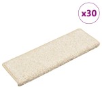 vidaXL Covorașe pentru scări, 30 buc., 65x21x4 cm, margini dreptunghiulare, albe vidaXL Covorașe pentru scări, 30 buc., 65x21x4 cm, margini dreptunghiulare, albe