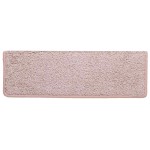 vidaXL Covorașe pentru scări, 30 buc., 65x21x4 cm, margini dreptunghiulare, alb și roz vidaXL Covorașe pentru scări, 30 buc., 65x21x4 cm, margini dreptunghiulare, alb și roz