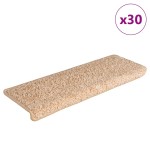 vidaXL Covorașe pentru scări, 30 buc., 65x21x4 cm, margini dreptunghiulare aurii vidaXL Covorașe pentru scări, 30 buc., 65x21x4 cm, margini dreptunghiulare aurii