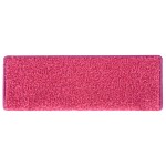 vidaXL Covorașe pentru scări, 30 buc., 65x21x4 cm, roz, cu margini dreptunghiulare
