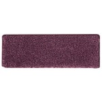 vidaXL Covorașe pentru scări, 30 buc., 65x21x4 cm, violet închis, cu margini dreptunghiulare