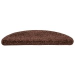 vidaXL Covorașe scară 20 buc maro 56x17x3 cm