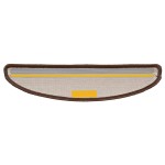 vidaXL Covorașe scară 20 buc maro 56x17x3 cm