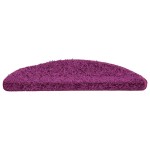 vidaXL Covorașe scară 20 buc Violet 56x17x3 cm