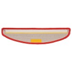 vidaXL Covorașe scară 20 buc roșu 56x17x3 cm