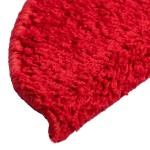 vidaXL Covorașe scară 20 buc roșu 56x17x3 cm