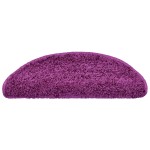 vidaXL Covorașe scară 20 buc Violet 65x21x4 cm