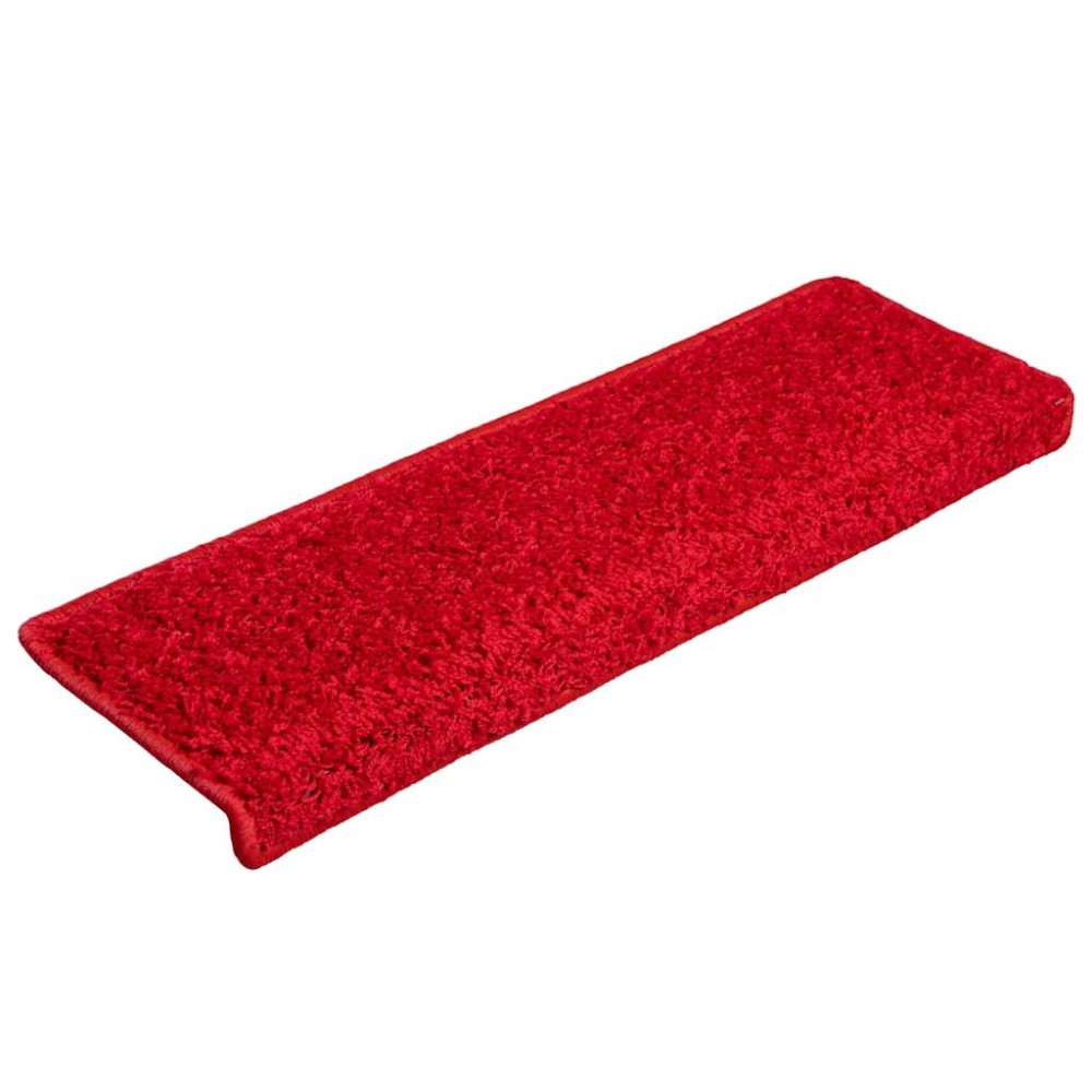 vidaXL Covorașe scară 20 buc 65x21x4 cm roșu