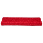 vidaXL Covorașe scară 20 buc 65x21x4 cm roșu