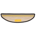 vidaXL Covorașe scări autoadezive 30 buc antracit 56x17x3 aspect sisal