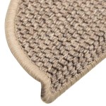 vidaXL Covorașe scară autoadezive aspect sisal 30 buc. Bej închis vidaXL Covorașe scară autoadezive aspect sisal 30 buc. Bej închis