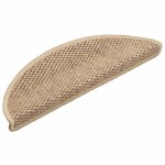 vidaXL Covorașe de scară autoadezive aspect sisal 30 buc. nisip