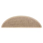 vidaXL Covorașe de scară autoadezive aspect sisal 30 buc. nisip