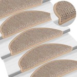 vidaXL Covorașe de scară autoadezive aspect sisal 30 buc. Bej deschis vidaXL Covorașe de scară autoadezive aspect sisal 30 buc. Bej deschis