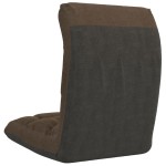 vidaXL Scaun de podea pliabil, maro, material textil vidaXL Scaun de podea pliabil, maro, material textil