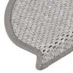 vidaXL Covorașe scară autoadezive aspect sisal 30 buc Platina vidaXL Covorașe scară autoadezive aspect sisal 30 buc Platina