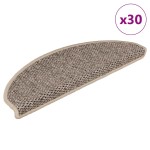 vidaXL Covorașe scări autoadezive, 30 buc. bej 65x21x4 cm aspect sisal vidaXL Covorașe scări autoadezive, 30 buc. bej 65x21x4 cm aspect sisal