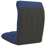 vidaXL Scaun de podea pliabil, albastru, material textil vidaXL Scaun de podea pliabil, albastru, material textil