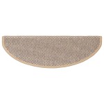 vidaXL Covorașe scări autoadezive 30 buc. bej deschis 65x21x4 cm sisal