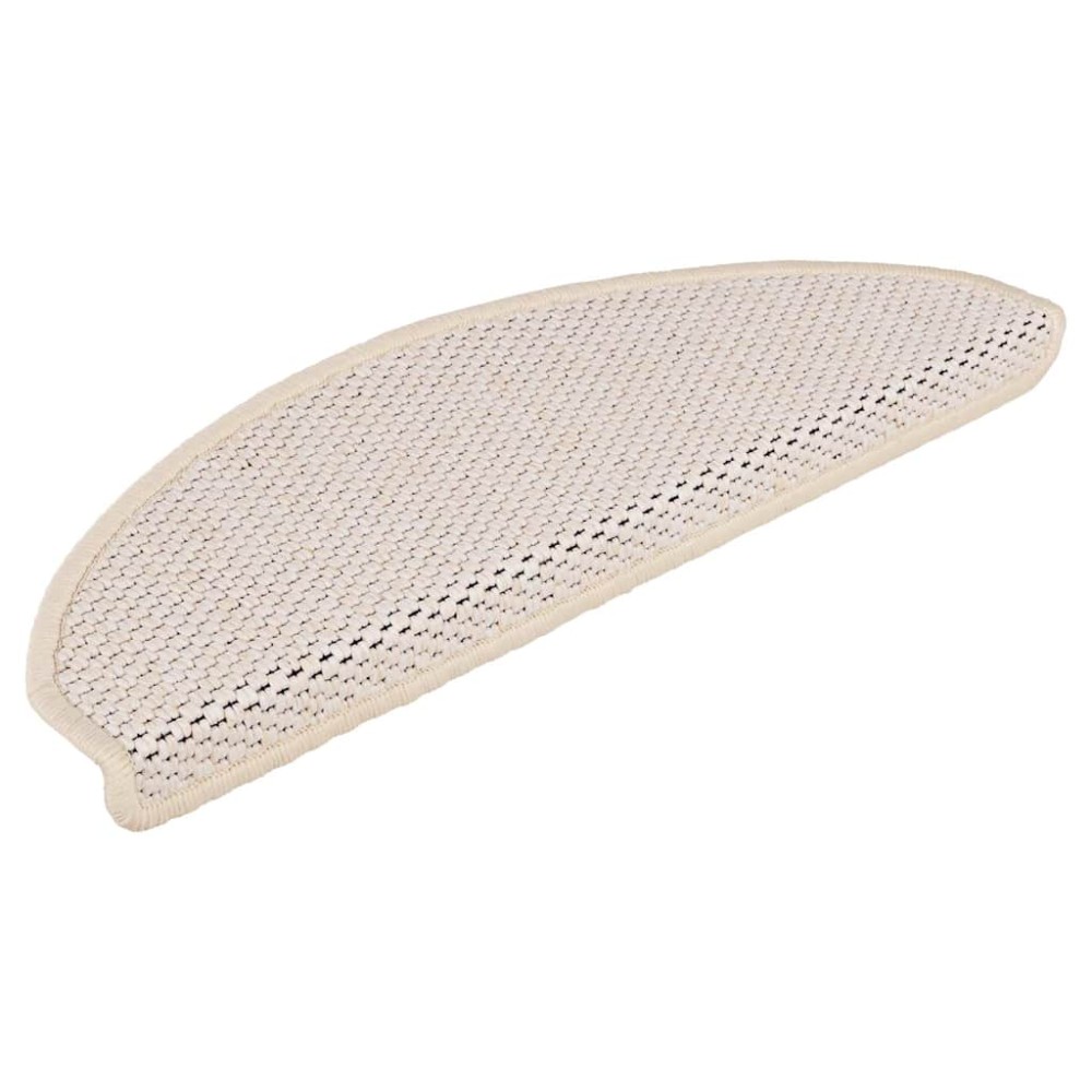 vidaXL Covorașe scară autoadezive aspect sisal 30 buc 65x21x4cm Berber
