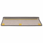 vidaXL Covoraș scări autoadeziv 30 buc. gri&bej 65x21x4cm aspect sisal vidaXL Covoraș scări autoadeziv 30 buc. gri&bej 65x21x4cm aspect sisal