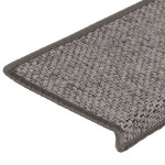 vidaXL Covoraș scări autoadeziv 30 buc. gri&bej 65x21x4cm aspect sisal vidaXL Covoraș scări autoadeziv 30 buc. gri&bej 65x21x4cm aspect sisal
