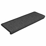 vidaXL Covorașe autoadezive scări 30 buc antracit 65x21x4 aspect sisal vidaXL Covorașe autoadezive scări 30 buc antracit 65x21x4 aspect sisal
