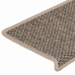 vidaXL Covorașe scări autoadezive, 30 buc. bej 65x21x4 cm aspect sisal vidaXL Covorașe scări autoadezive, 30 buc. bej 65x21x4 cm aspect sisal