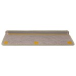 vidaXL Covorașe scări autoadezive 30buc nisipiu 65x21x4cm aspect sisal