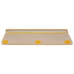 vidaXL Covorașe scări autoadezive 30 buc. bej deschis 65x21x4 cm sisal