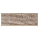 vidaXL Covorașe scări autoadezive 30 buc. bej deschis 65x21x4 cm sisal