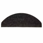 vidaXL Covorașe scară autoadezive 20 buc Negru 56x17x3 cm