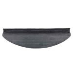 vidaXL Covorașe scară autoadezive 20 buc Negru 65x22,5x3,5 cm