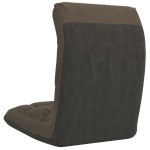 vidaXL Scaun de podea pliabil, gri taupe, material textil vidaXL Scaun de podea pliabil, gri taupe, material textil