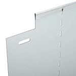 vidaXL Borduri pentru gazon 30 pcs Argintiu 100 x 25 cm