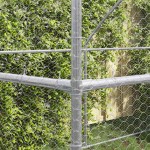 vidaXL Cușcă pentru pui Argintiu 800 x 200 x 198.5 cm Oțel galvanizat