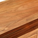 vidaXL Comodă TV, 110x30x40 cm, lemn masiv de acacia