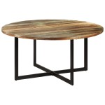 vidaXL Masă de bucătărie, 150x75 cm, lemn masiv reciclat vidaXL Masă de bucătărie, 150x75 cm, lemn masiv reciclat