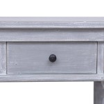 vidaXL Birou, 115x50x78 cm, lemn masiv de mahon