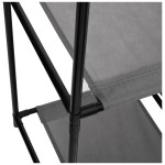 vidaXL Dulap de depozitare cu 4 coșuri textile, gri, 63x30x71 cm, oțel