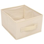 vidaXL Dulap de depozitare cu 6 sertare, crem, 55x29x55 cm, oțel