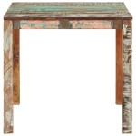 vidaXL Masă de bucătărie, 82x80x76 cm, lemn masiv reciclat