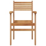 vidaXL Scaune de grădină stivuibile 4 pcs Maro 55.5 x 55.5 x 90 cm vidaXL Scaune de grădină stivuibile 4 pcs Maro 55.5 x 55.5 x 90 cm