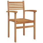vidaXL Scaune de grădină stivuibile 6 pcs Maro 55.5 x 55.5 x 90 cm vidaXL Scaune de grădină stivuibile 6 pcs Maro 55.5 x 55.5 x 90 cm