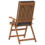 vidaXL Scaun pentru Grădină cu pernă 6 pcs Maro 57 x 71.5 x 104cm vidaXL Scaun pentru Grădină cu pernă 6 pcs Maro 57 x 71.5 x 104cm
