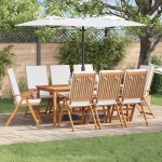 vidaXL Scaun pentru Grădină cu pernă 8 pcs Maro 57 x 71.5 x 104cm vidaXL Scaun pentru Grădină cu pernă 8 pcs Maro 57 x 71.5 x 104cm